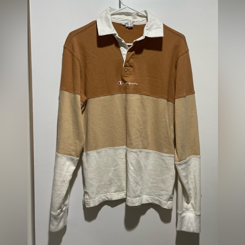 Champion Block Collar Long Sleeve Shirt